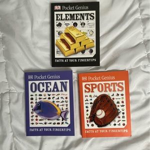 DK Pocket Genius Books - set of 3